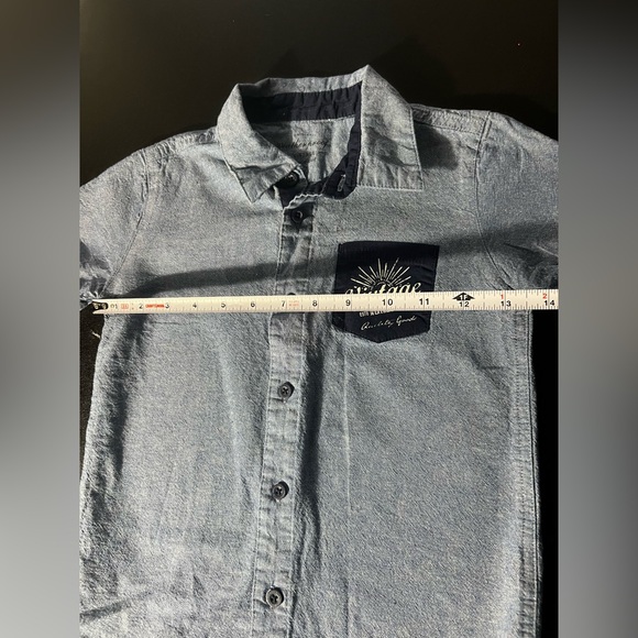 WEATHERPROOF VINTAGE Little Boy 2pc Woven Shirt  Short Set Dinosaurs Size 7 - Picture 3 of 9